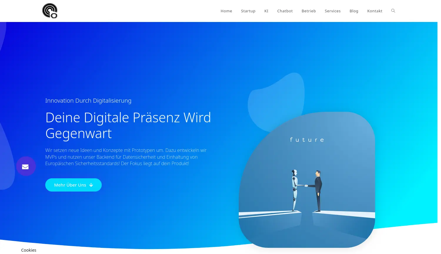 Website der Firma Olymp.Services Bonne GmbH