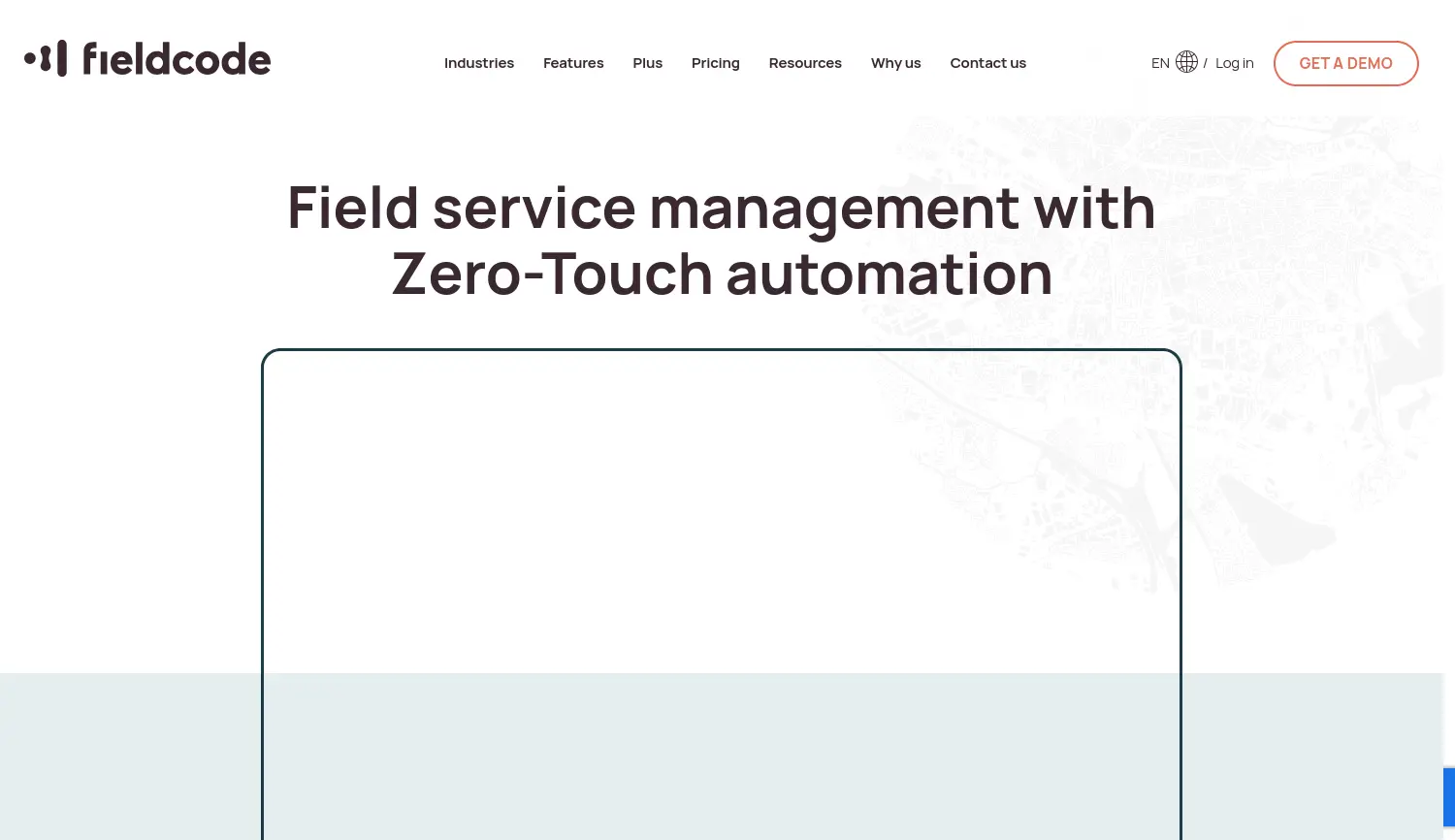 Website der Firma Fieldcode Germany GmbH