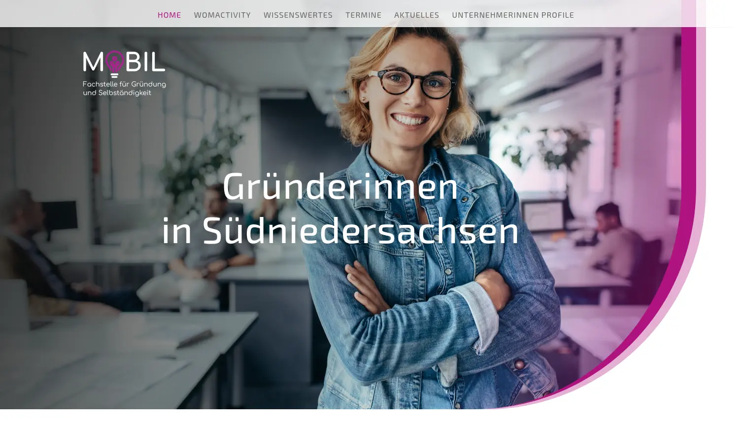 Website der Firma Beschäftigungsförderung Göttingen (kAöR)