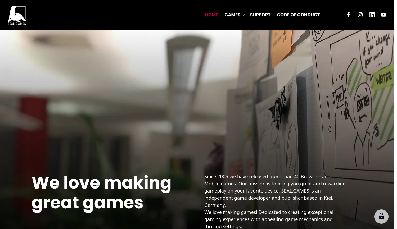 Website der Firma seal Media GmbH