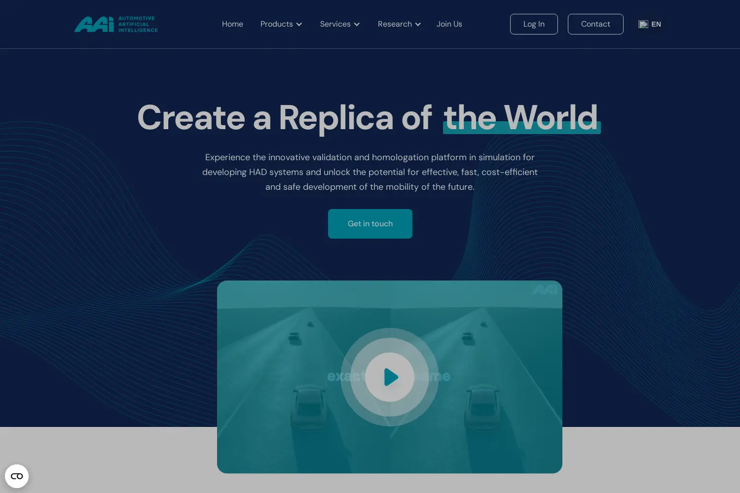 Website der Firma AAI GmbH