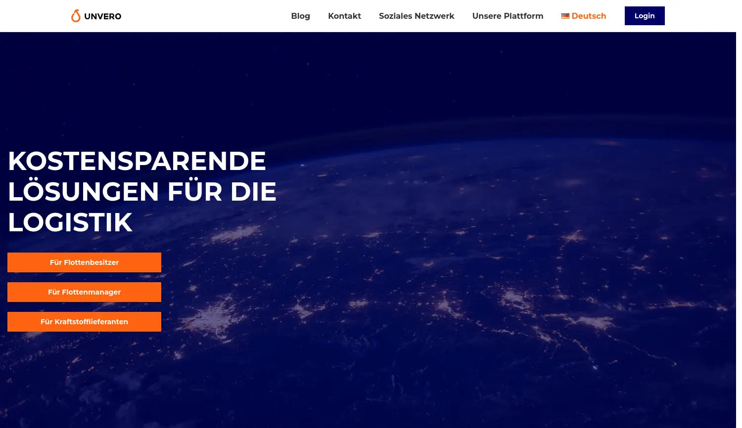 Website der Firma MB Unvero