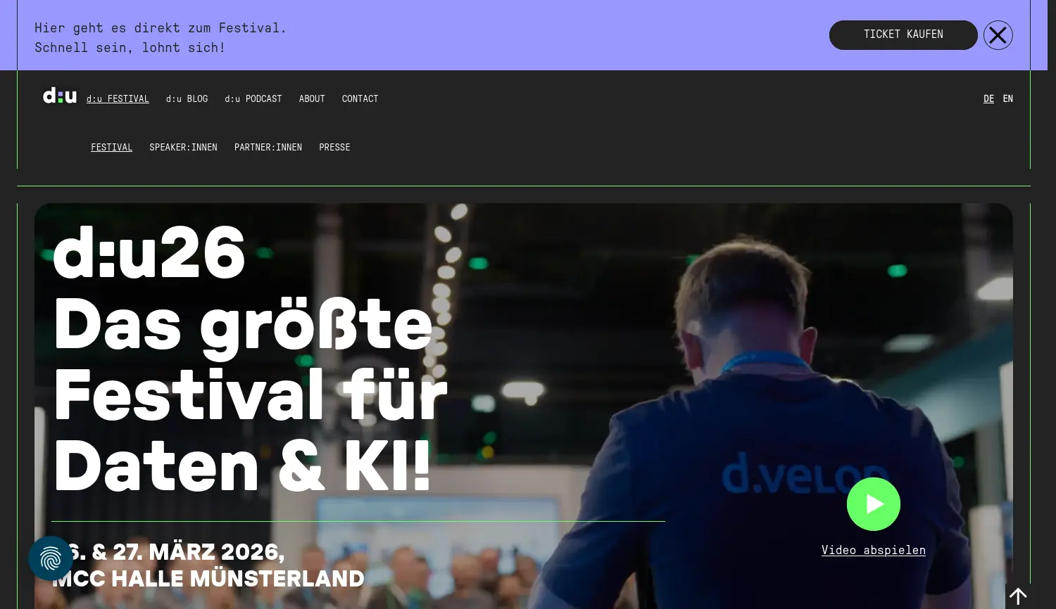 Website der Firma Datenbusiness GmbH