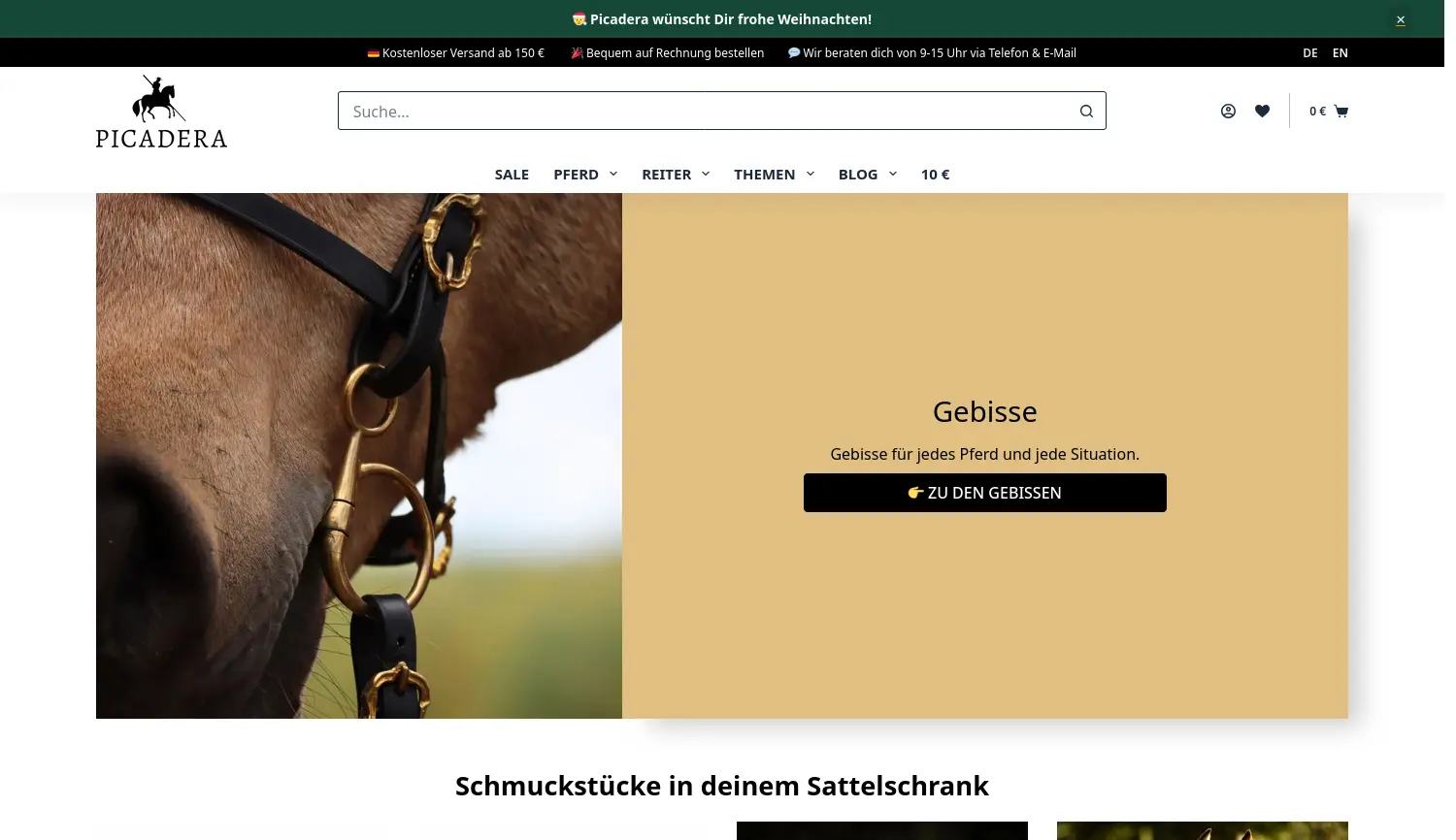 Website der Firma Picadera