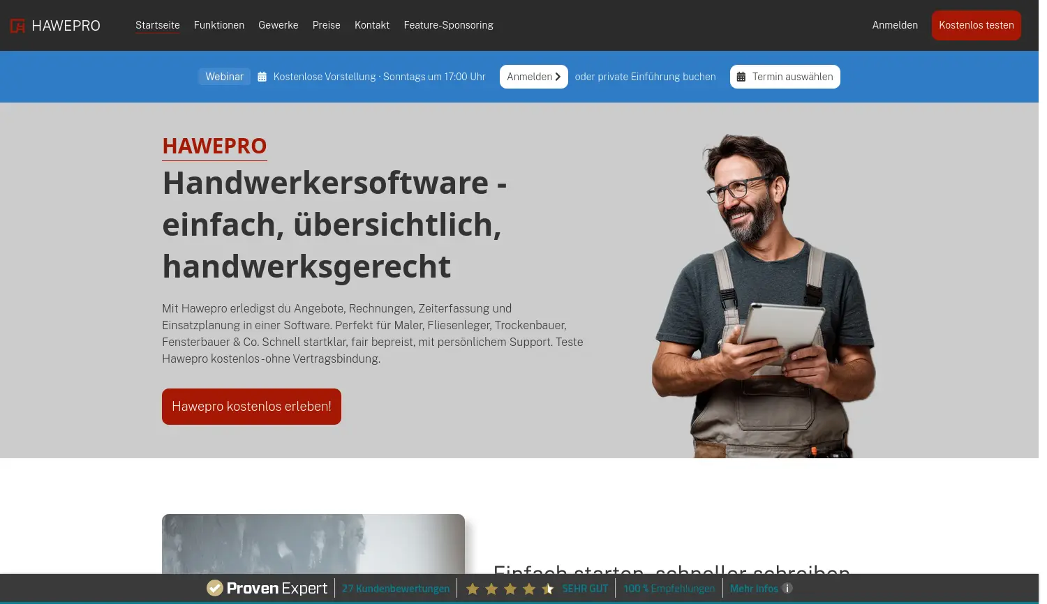 Website der Firma Marco Bullin Softwareentwicklung