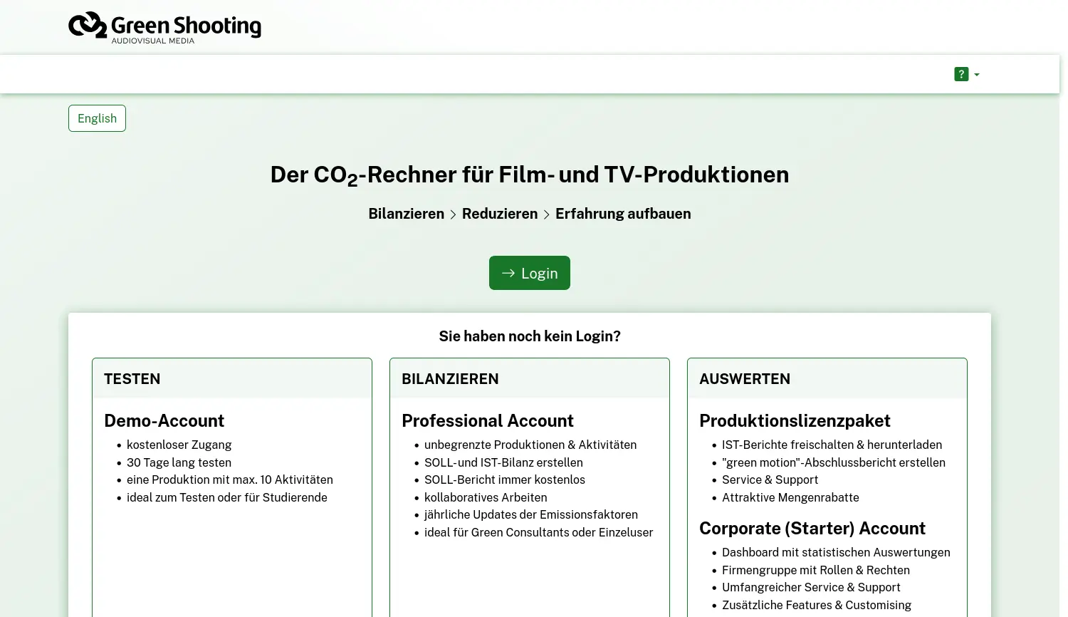 Website der Firma KlimAktiv Gemeinnützige Gesellschaft zur Förderung des Klimaschutzes mbH