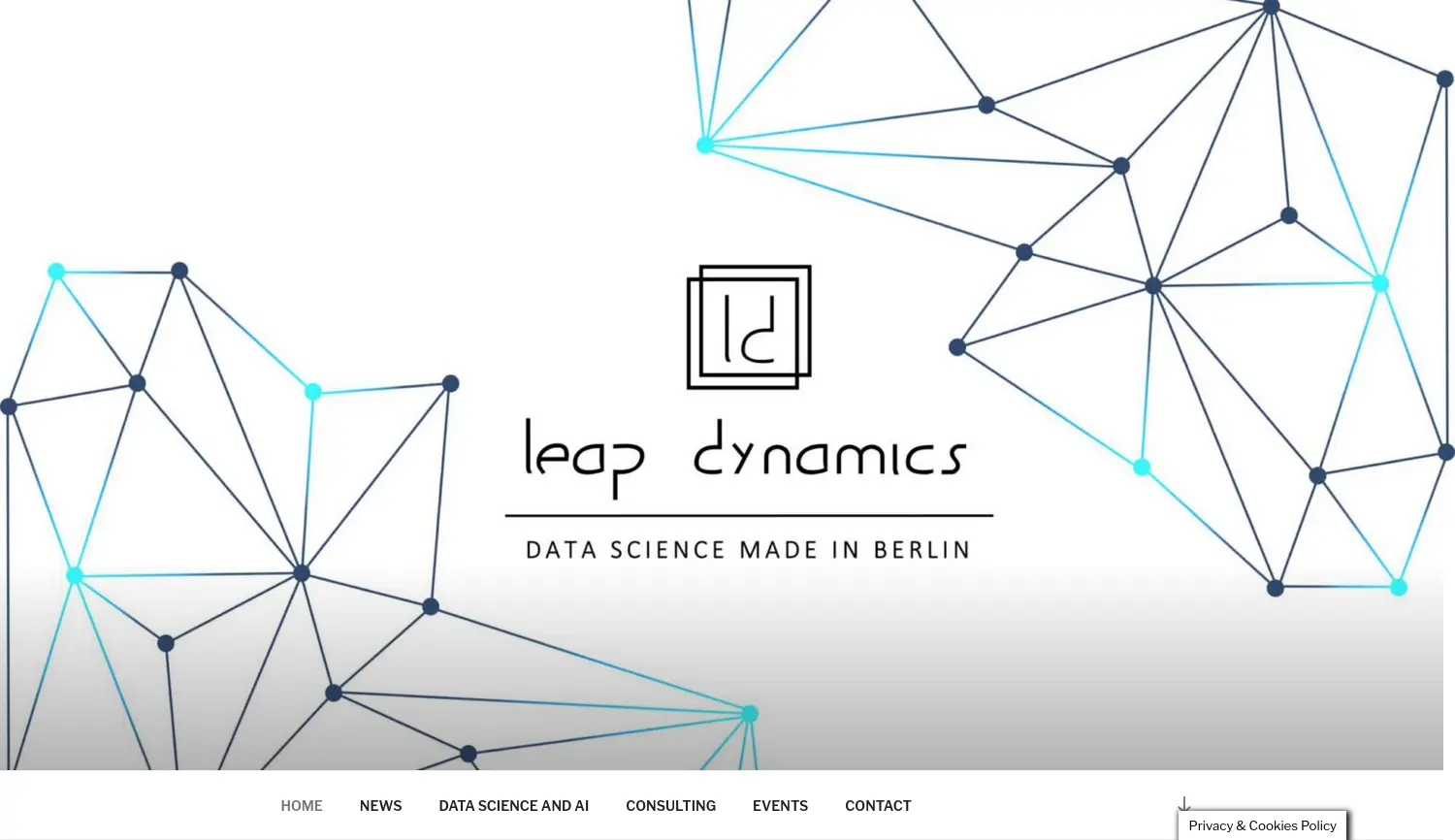 Website der Firma Leap Dynamics GmbH
