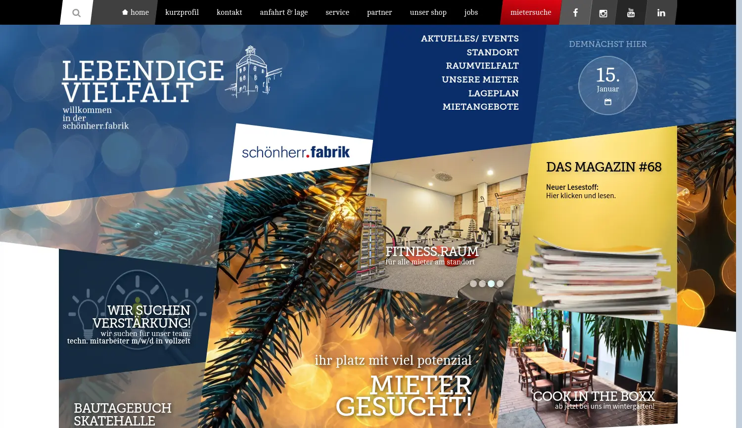 Website der Firma SCHÖNHERR Service GmbH