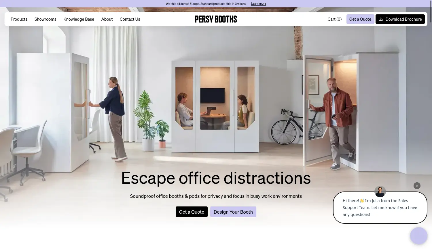 Website der Firma Persy Booths UG (haftungsbeschränkt)