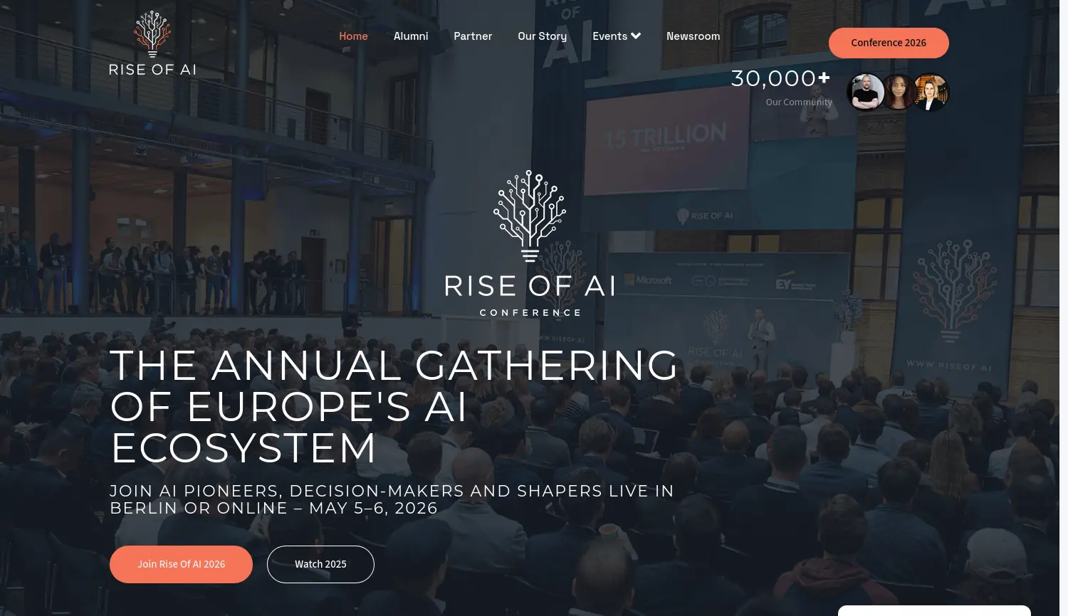 Website der Firma AI for Humans GmbH