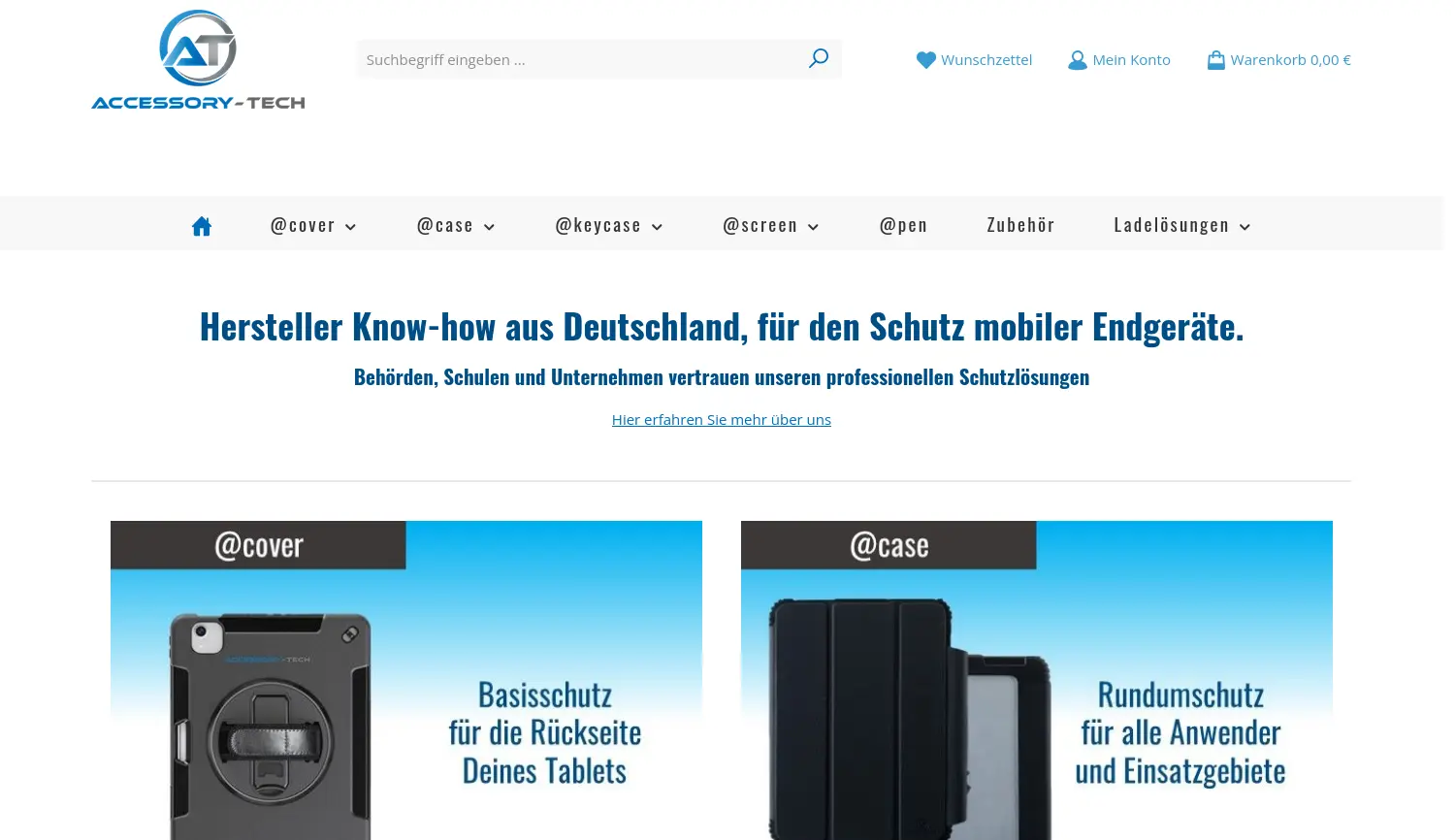 Website der Firma Accessory-Tech