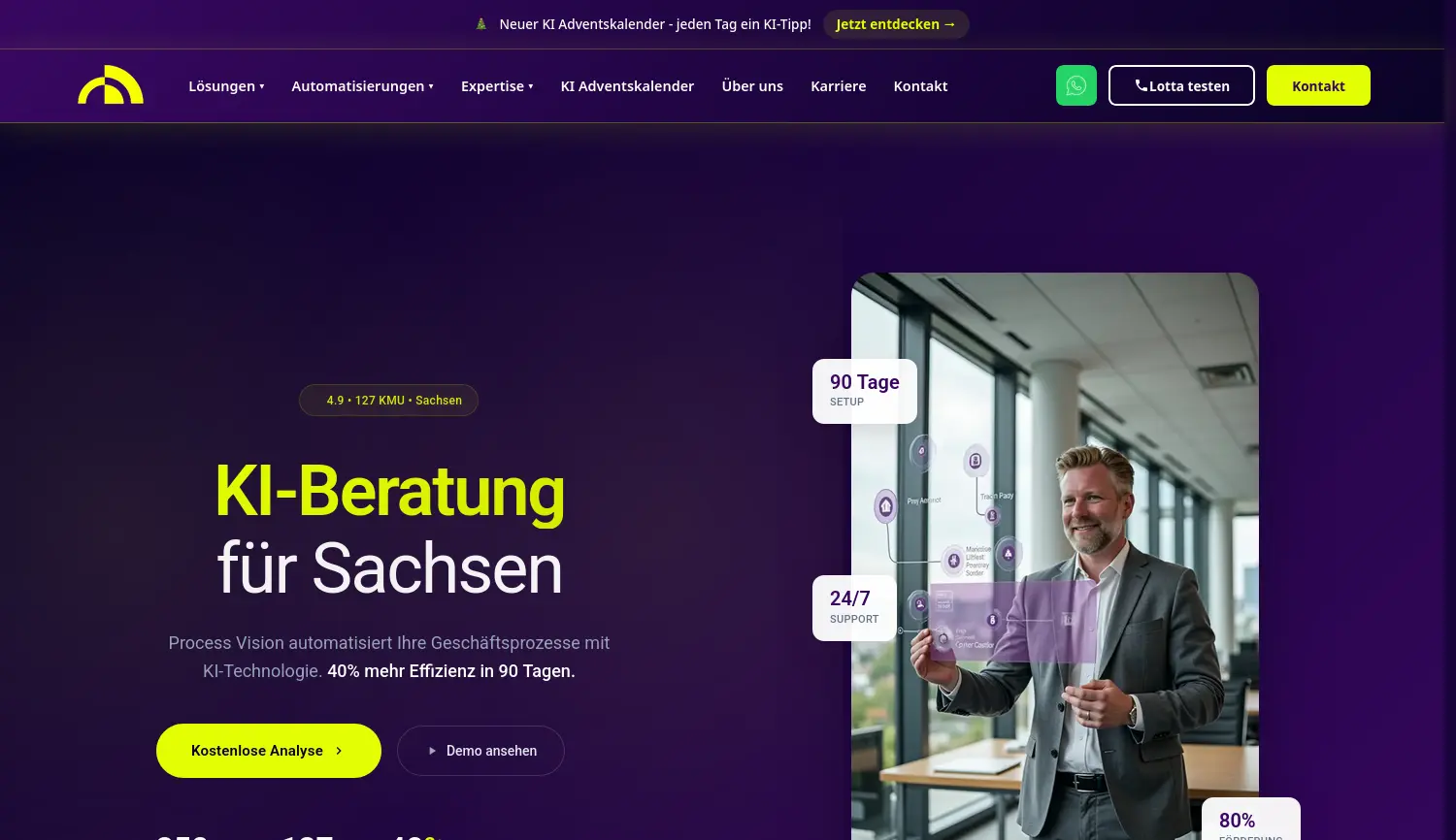 Website der Firma Jan Griebel