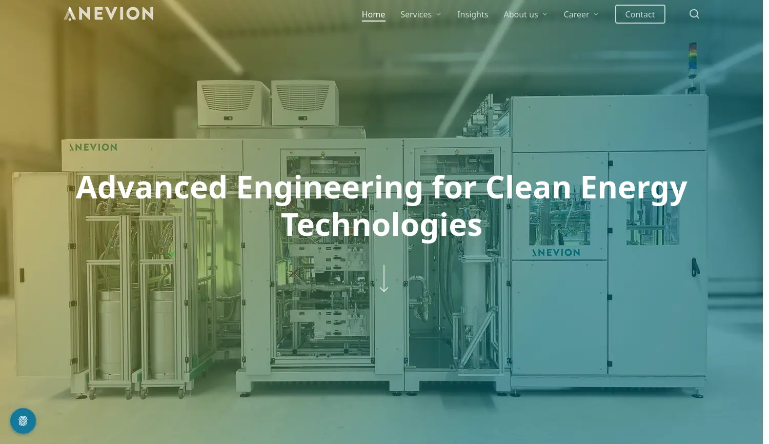 Website der Firma Anevion UG (haftungsbeschränkt)