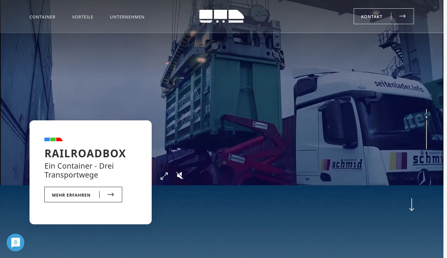 Website der Firma RRB Railroad GmbH