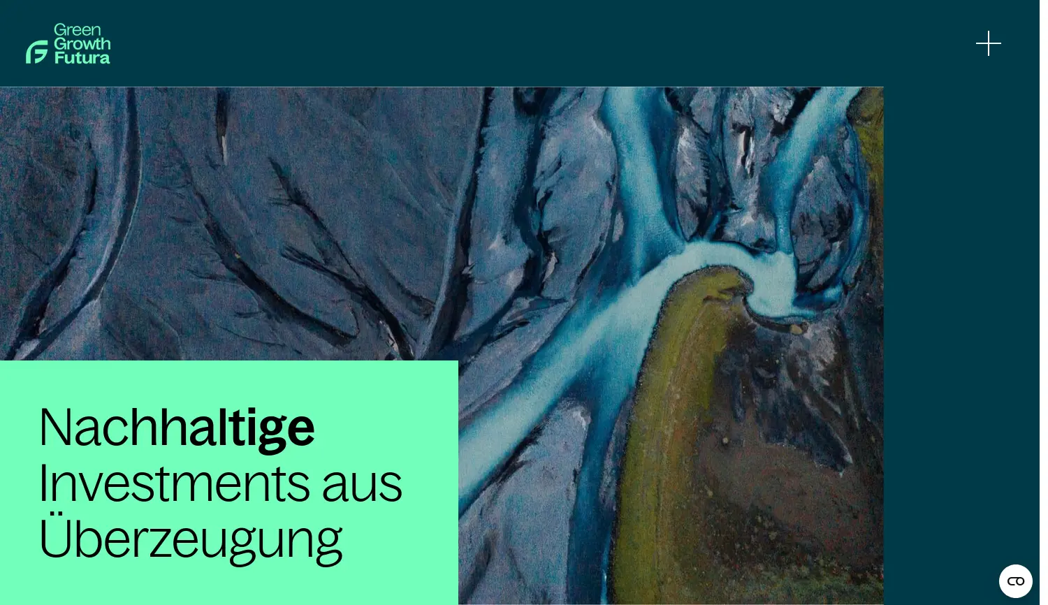 Website der Firma Green Growth Futura GmbH