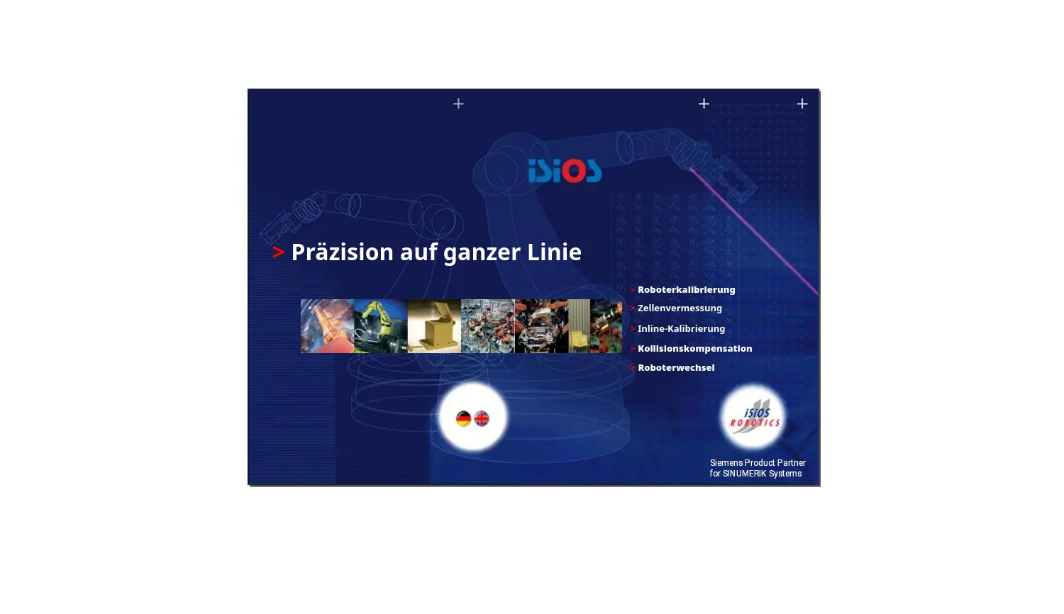 Website der Firma Isios GmbH