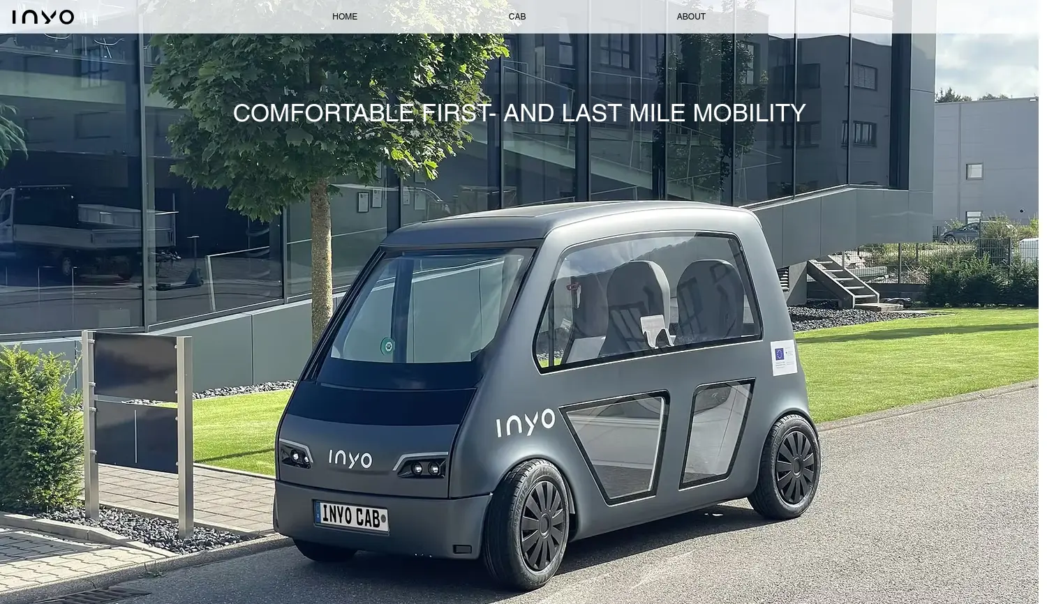 Website der Firma INYO Mobility GmbH