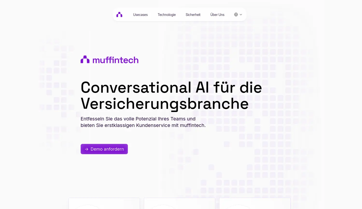 Website der Firma muffintech GmbH