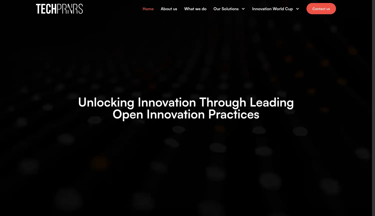 Website der Firma Techpreneurs GmbH