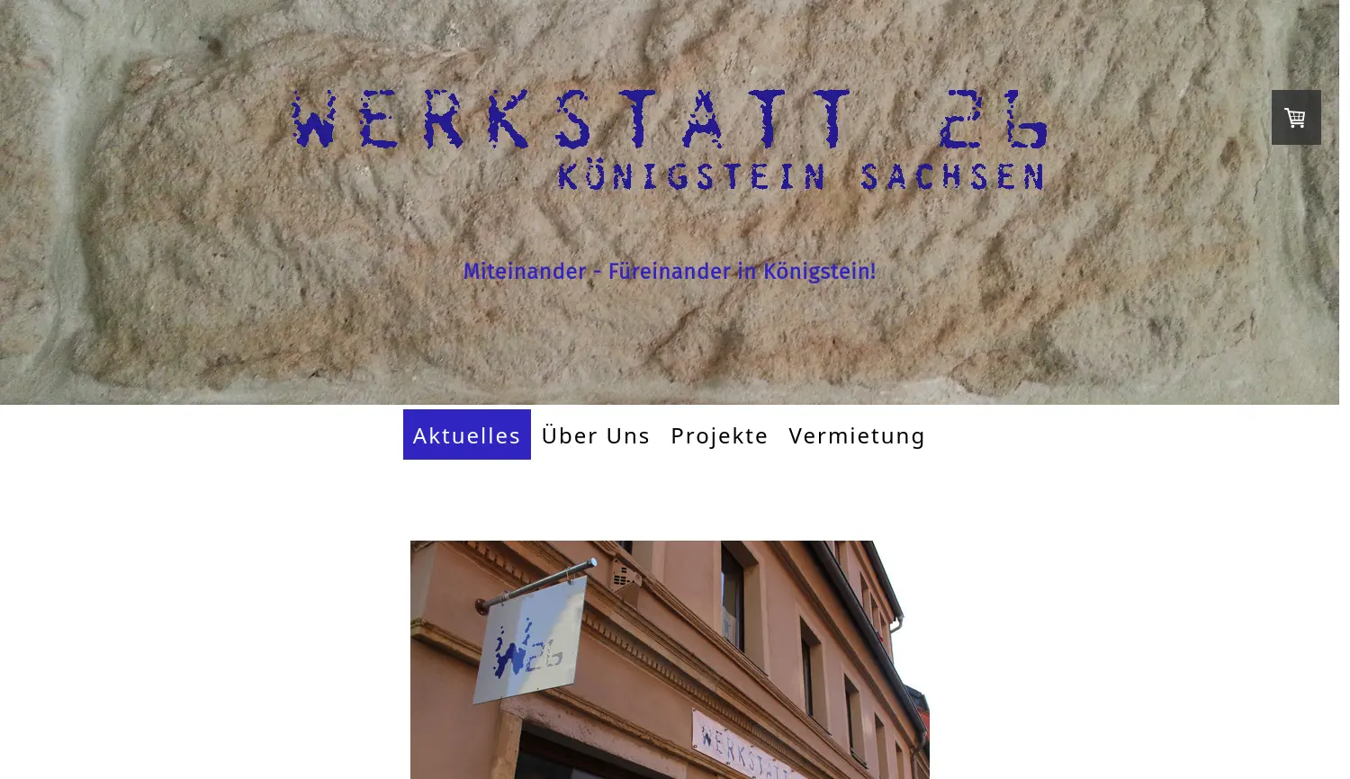 Website der Firma weltbewusst e.V.