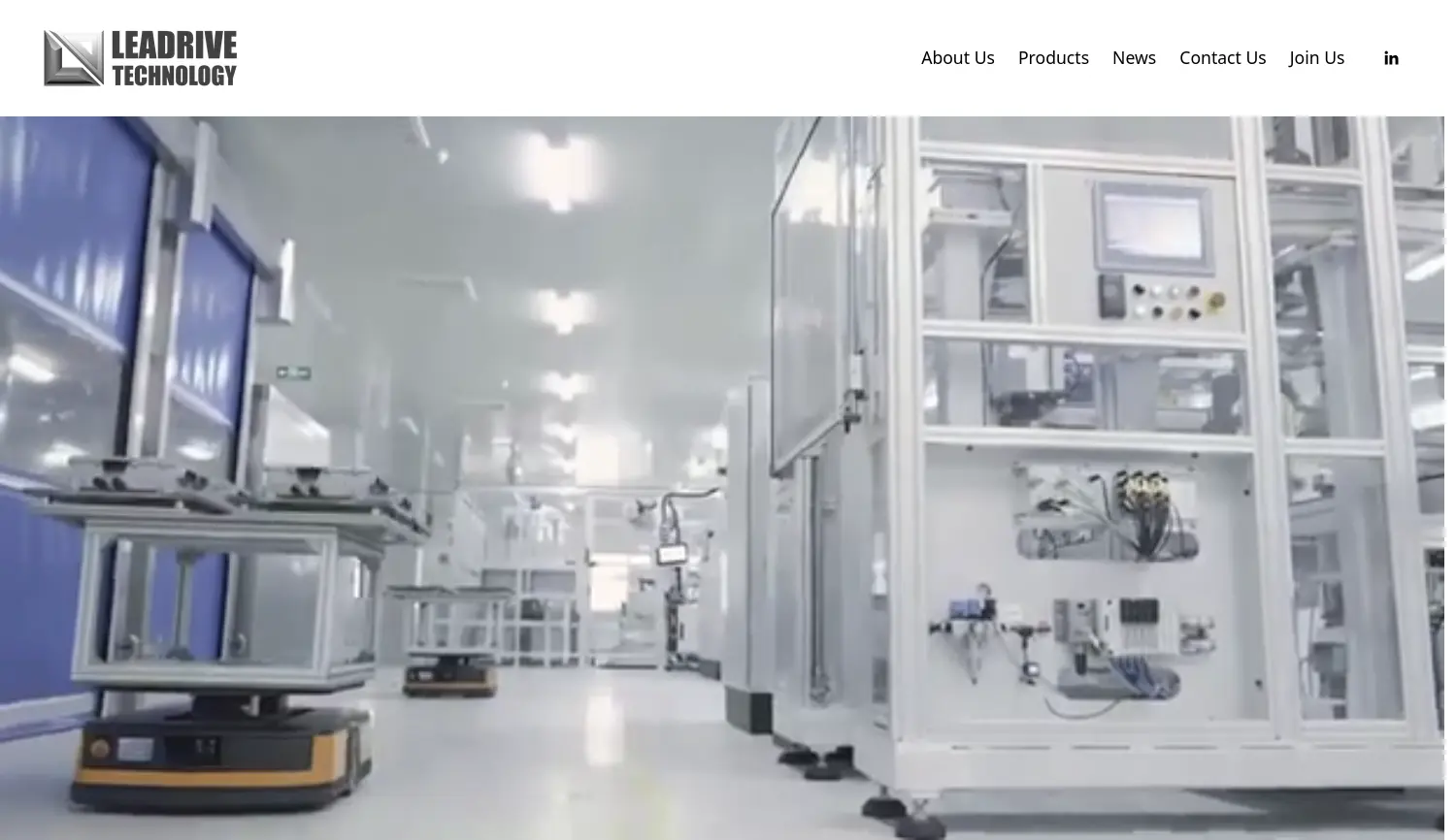 Website der Firma Leadrive Technology Germany GmbH