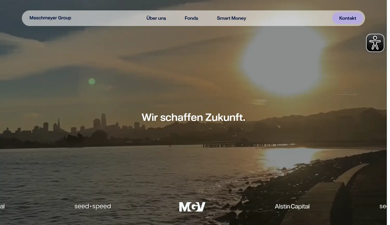 Website der Firma Maschmeyer Group GmbH