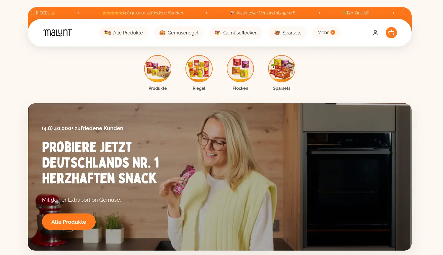 Website der Firma malunt