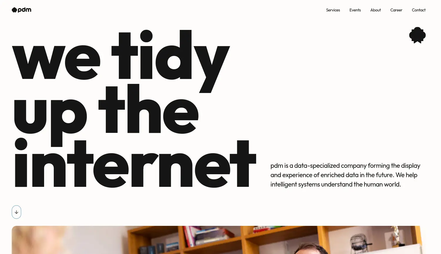 Website der Firma pdm - platform data management GmbH