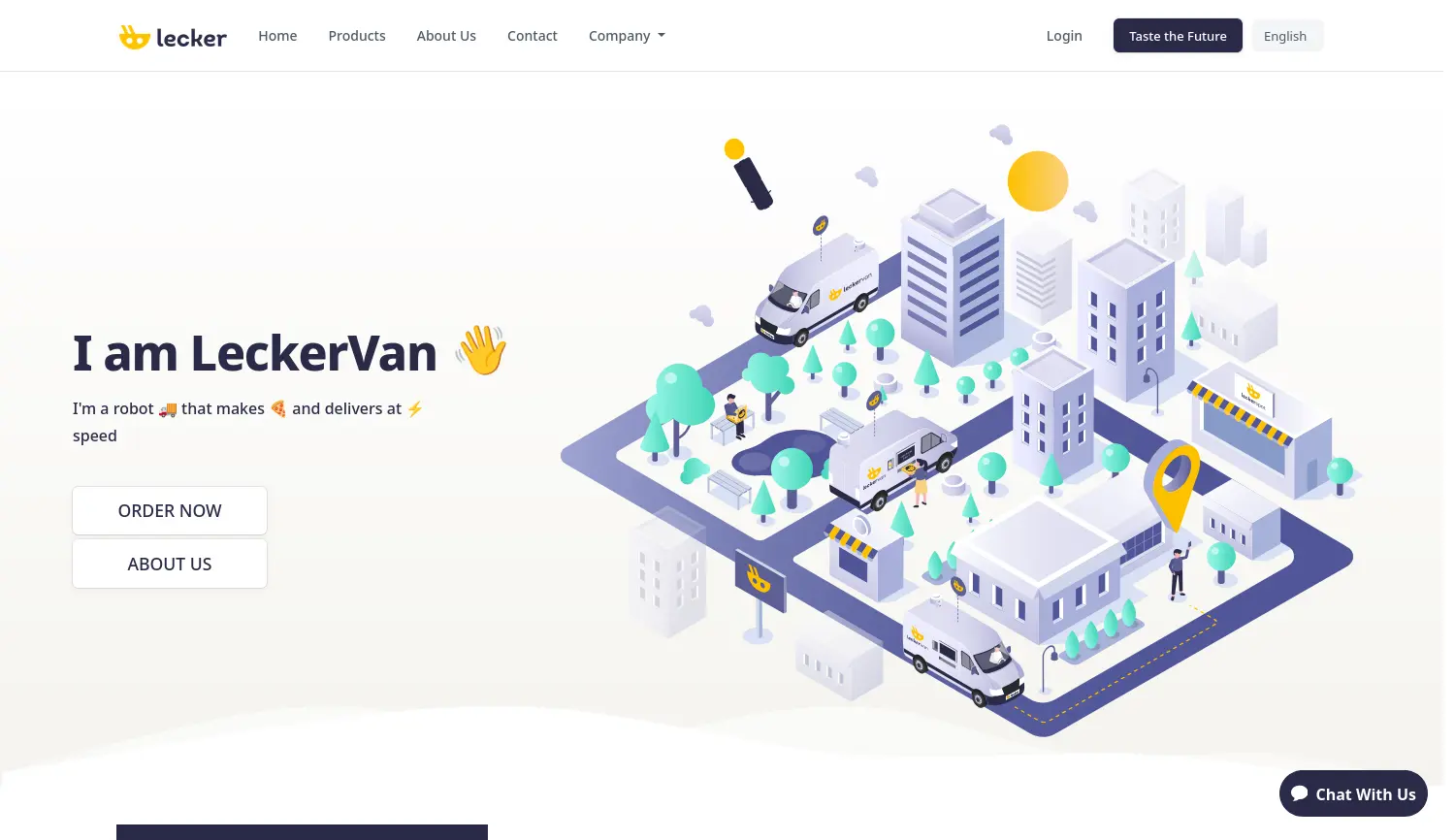 Website der Firma Leckervan UG (haftungsbeschränkt)