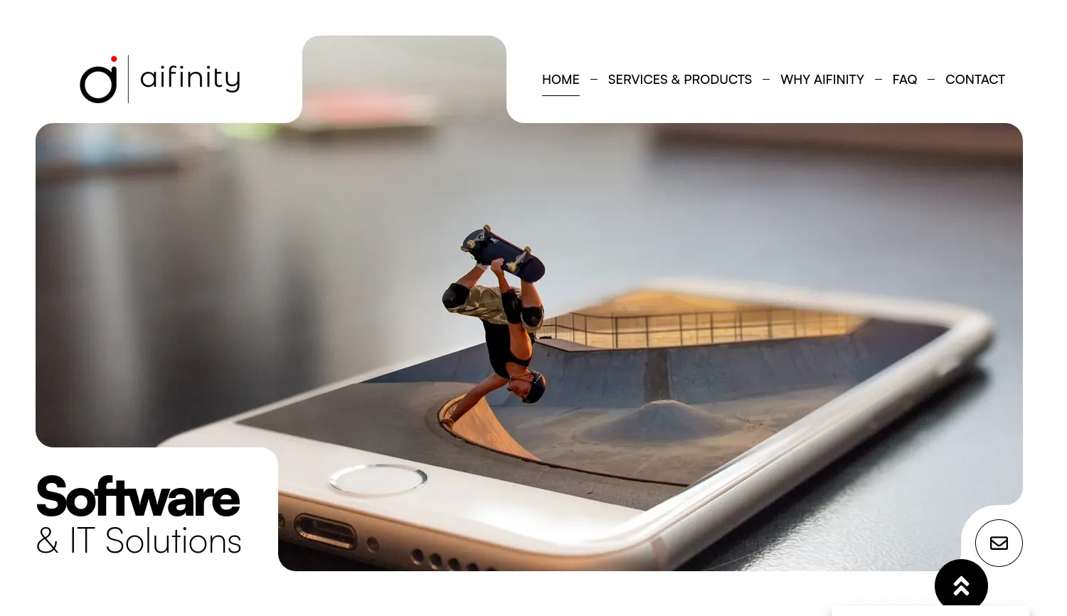 Website der Firma aifinity GmbH