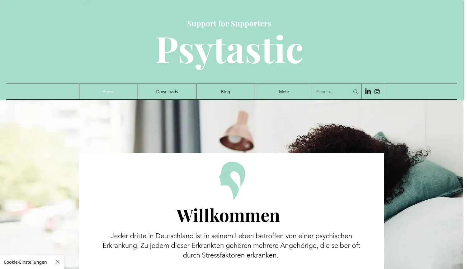 Website der Firma Psytastic GbR