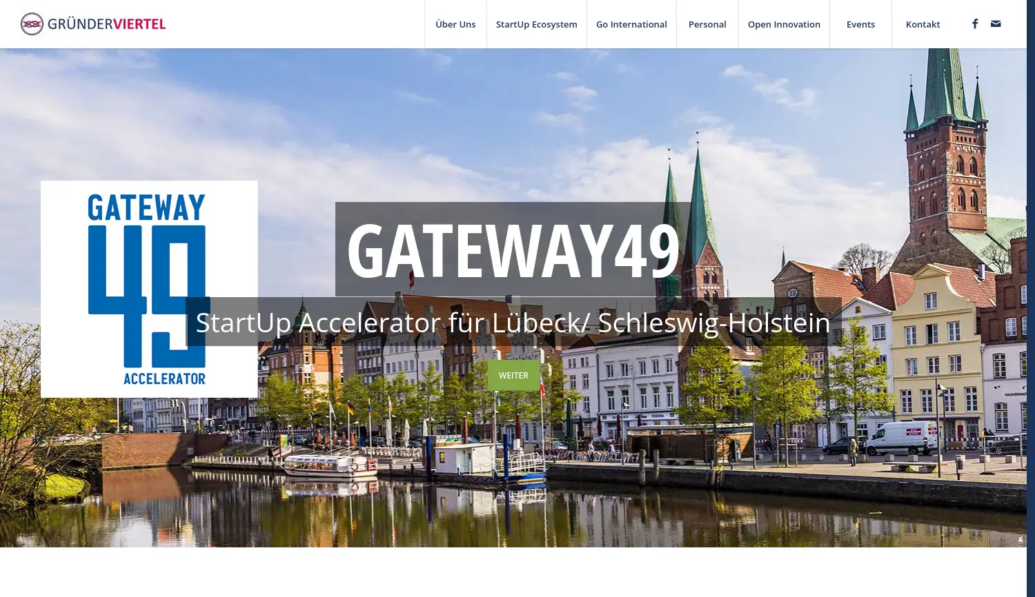 Website der Firma Technikzentrum-Fördergesellschaft mbH