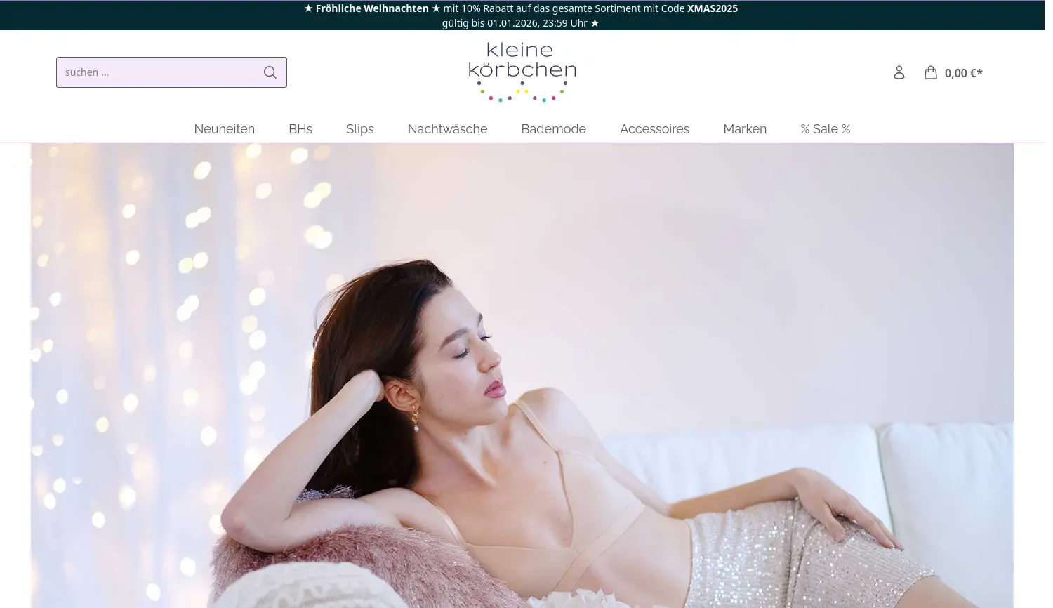 Website der Firma kleine körbchen