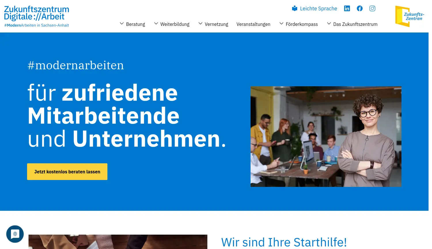 Website der Firma f-bb Forschungsinstitut Betriebliche Bildung gGmbH