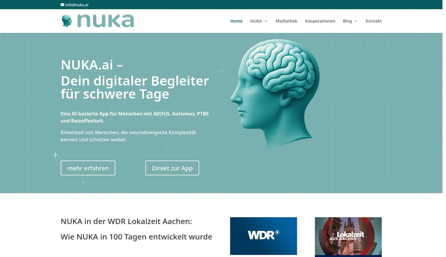 Website der Firma Bettina Küpper-Bremerich