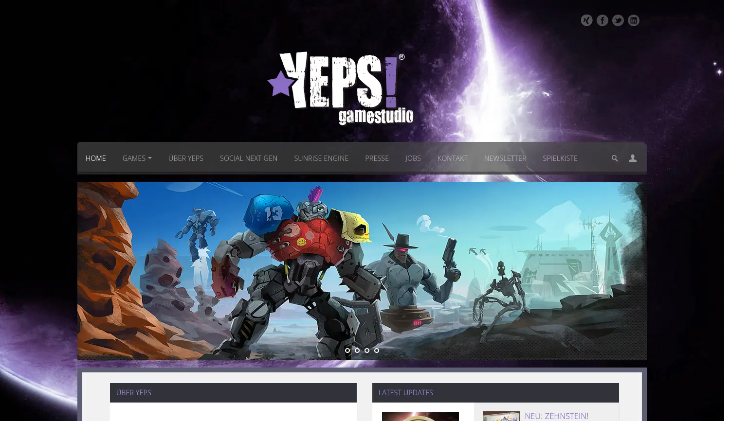 Website der Firma Pixelbogen – interactive Media