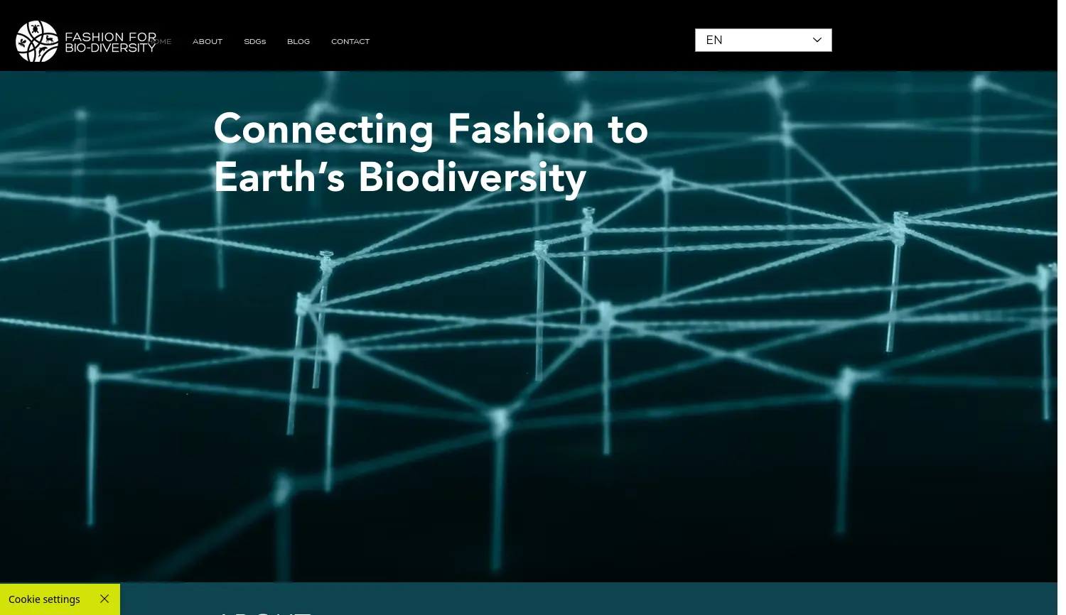 Website der Firma Fashion for Biodiversity Solutions GmbH