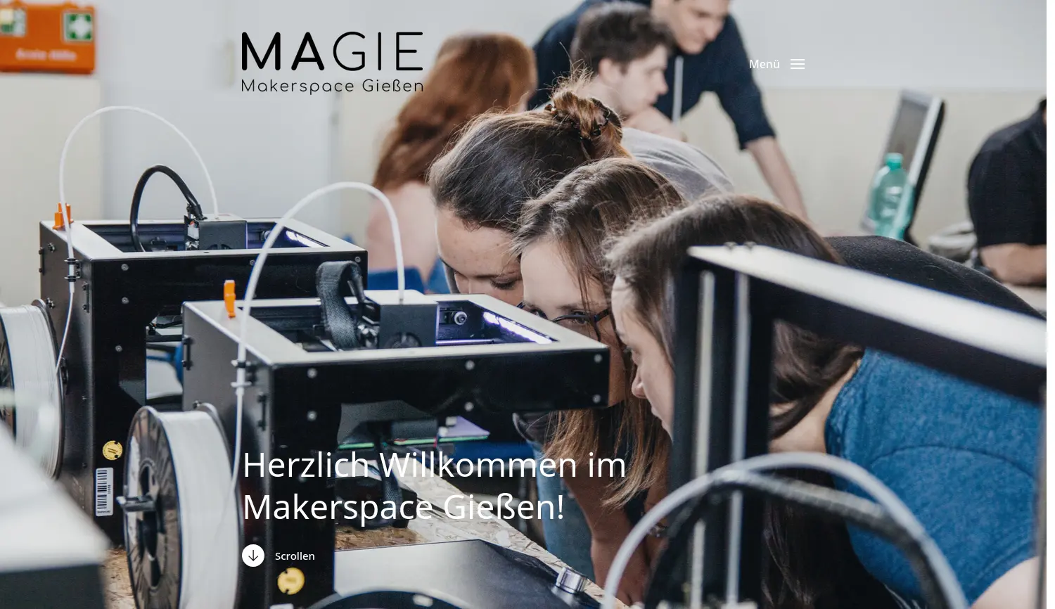 Website der Firma flux – werk gemeinnützige GmbH