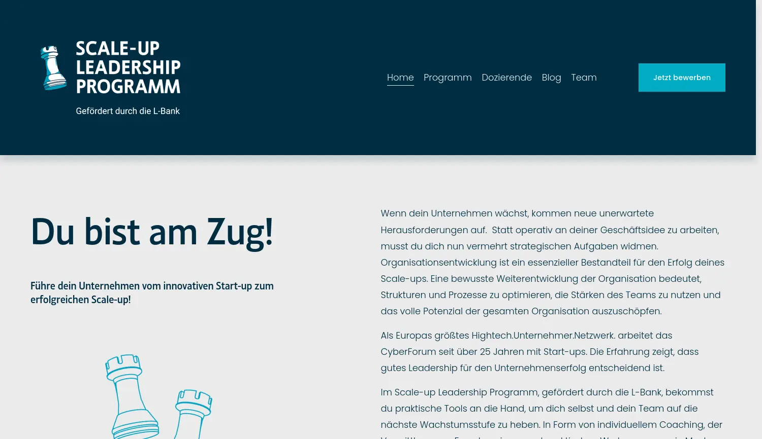 Website der Firma CyberForum e.V.