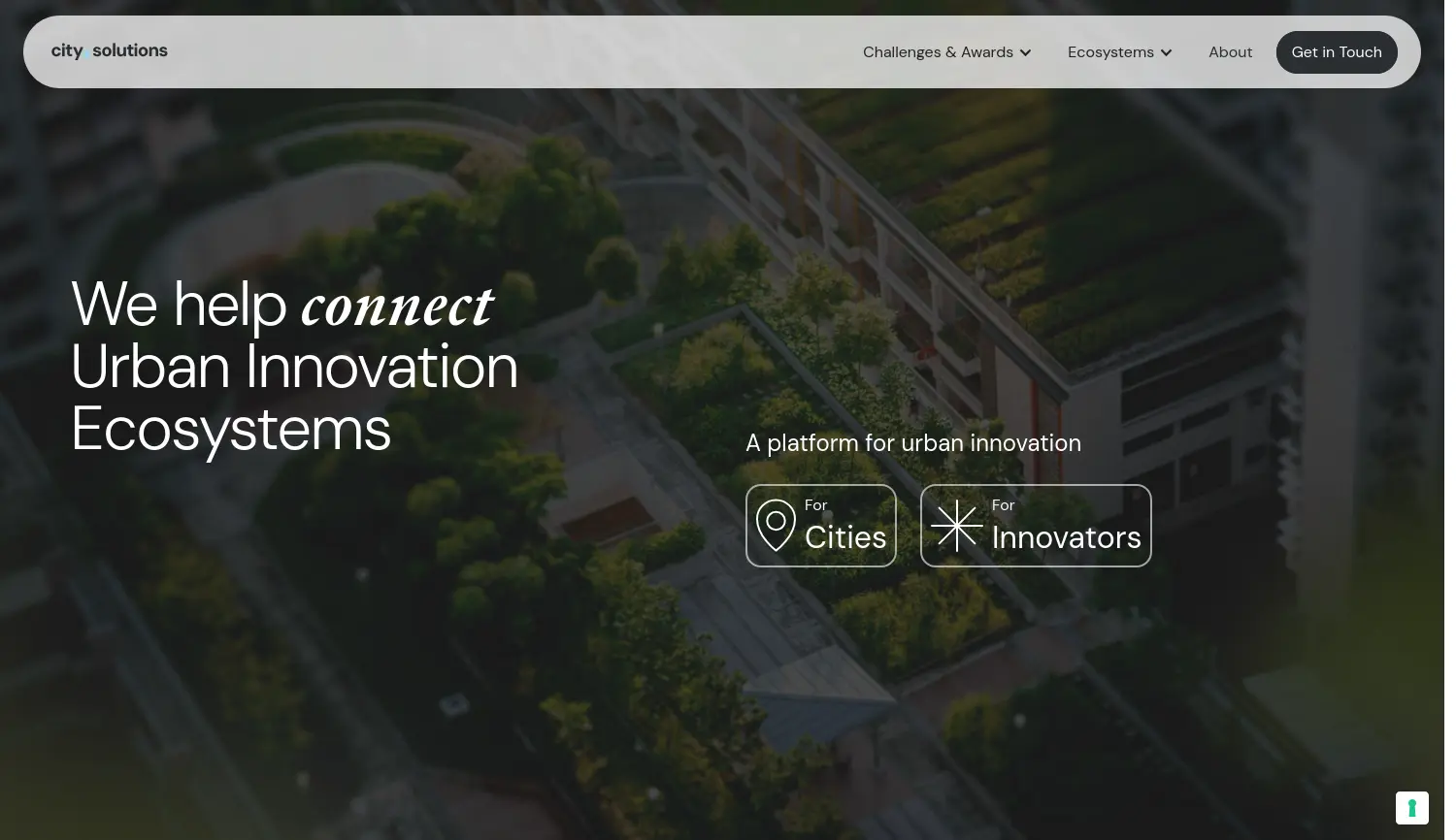 Website der Firma City.Solutions