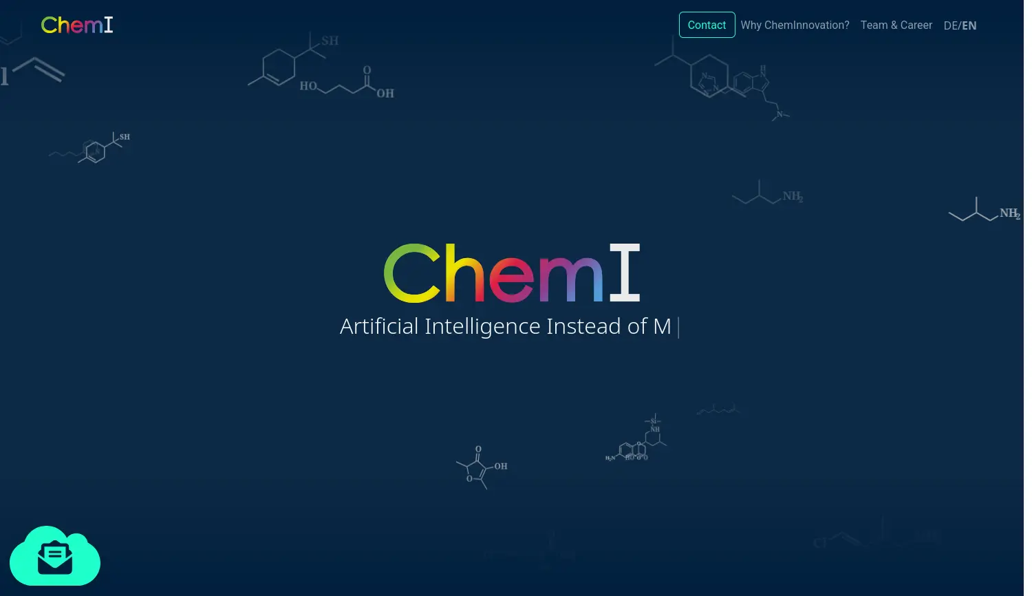 Website der Firma ChemInnovation GmbH