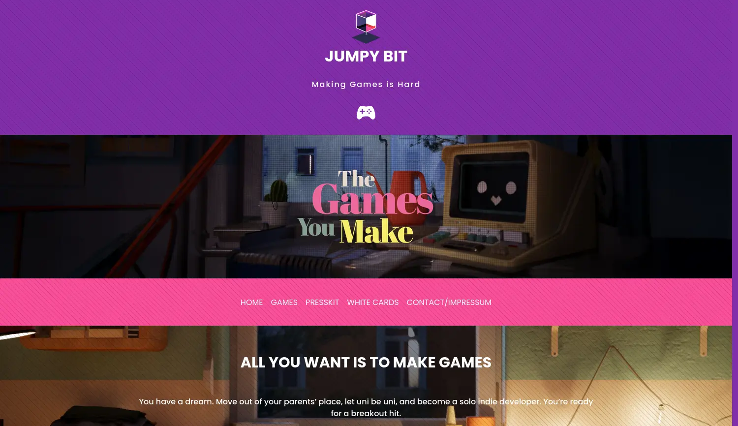 Website der Firma Jumpy Bit GmbH