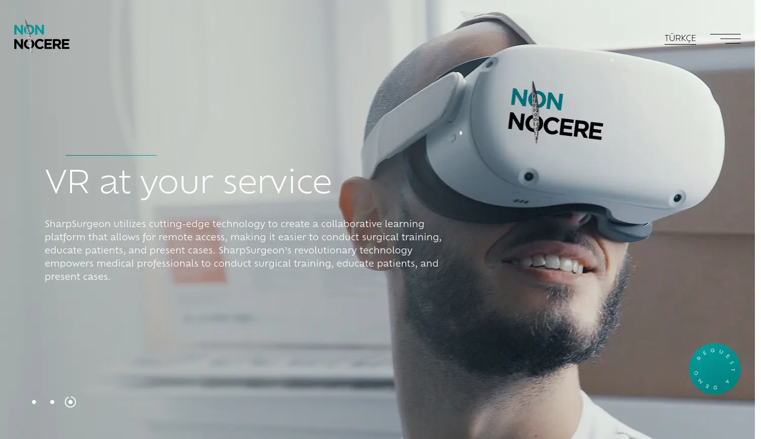 Website der Firma Non Nocere GmbH