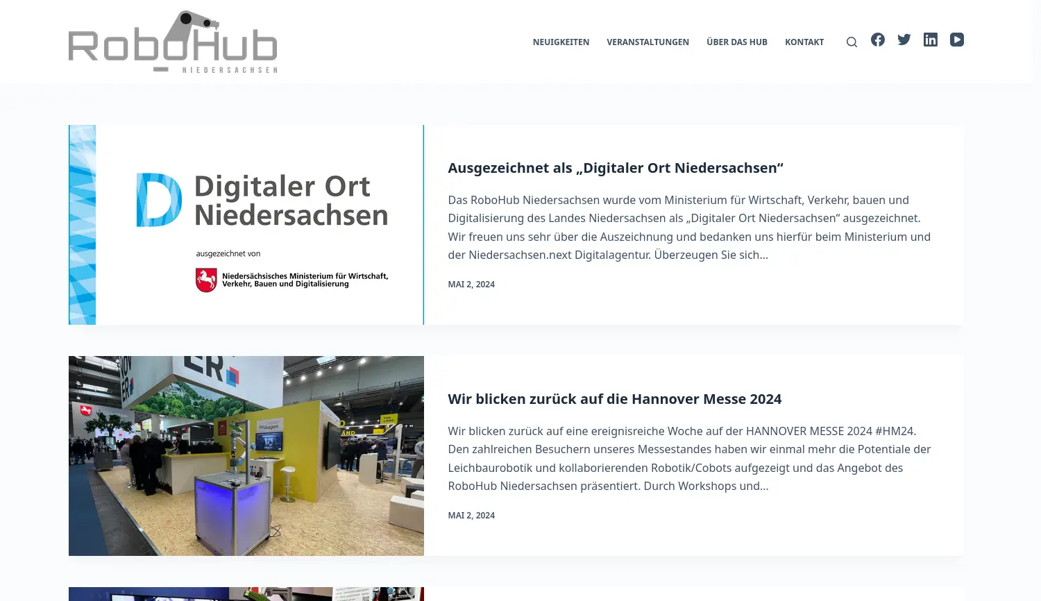 Website der Firma TEWISS – Technik und Wissen GmbH