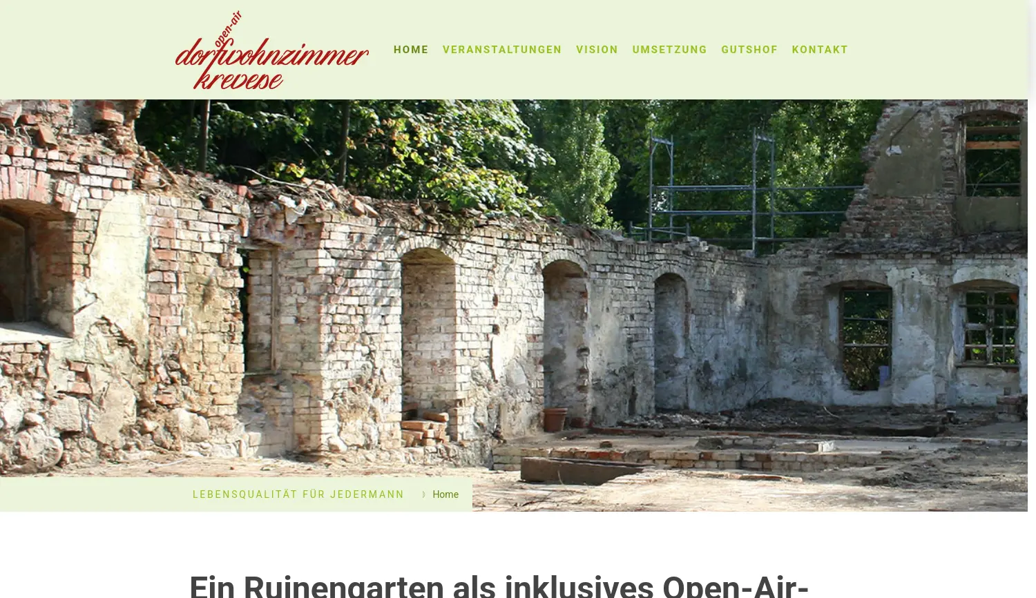 Website der Firma gARTenakademie Sachsen-Anhalt e.V.