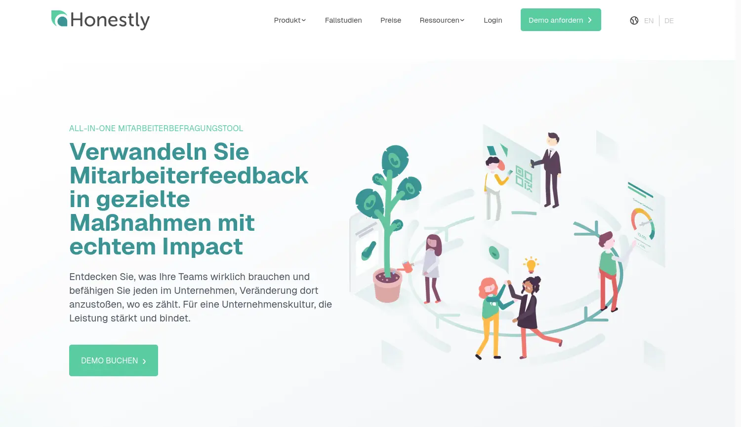 Website der Firma Honestly MT GmbH