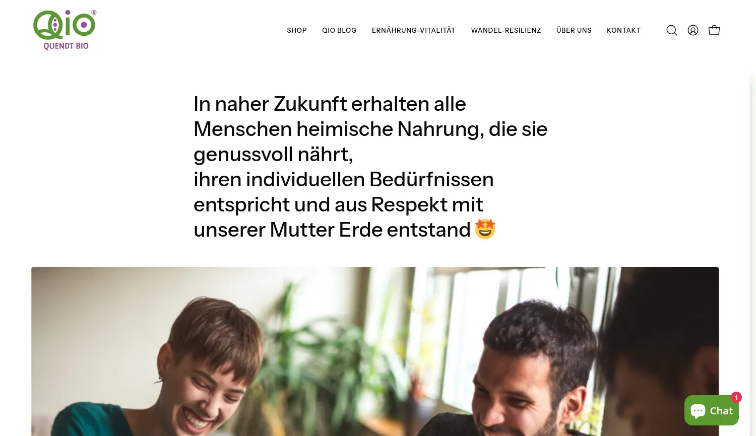 Website der Firma Quendt Innovation GmbH