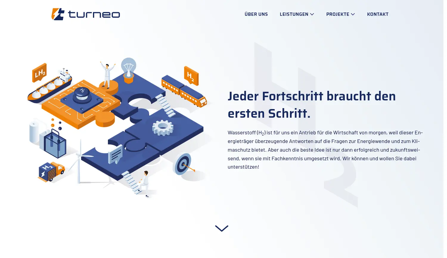 Website der Firma Turneo GmbH