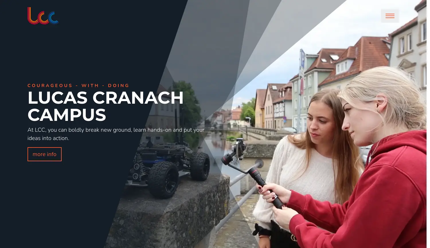 Website der Firma Lucas-Cranach-Campus Kommunalunternehmen