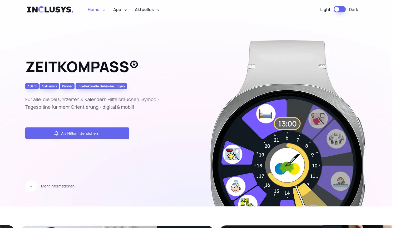 Website der Firma INCLUSYS UG (haftungsbeschränkt)